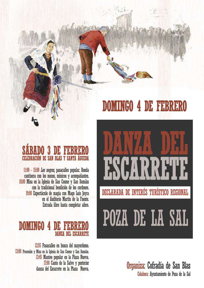 Danza del Escarrete 2018 Poza de la Sal